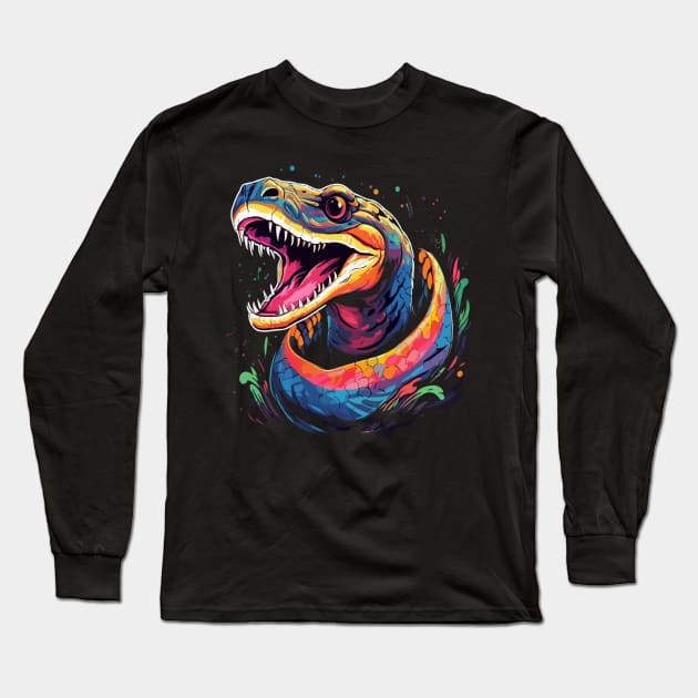 Eel Smiling Long Sleeve T-Shirt by JH Mart